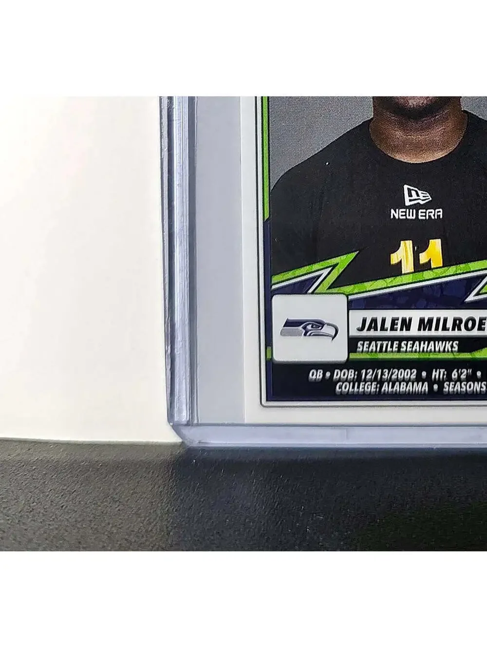 Jalen Milroe Rookie 2025 Panini NFL #544 Sticker Seattle Seahawks